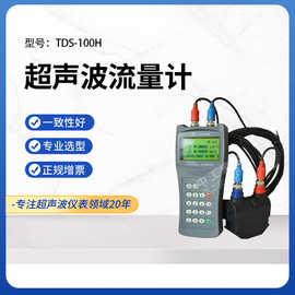 手持式超声波流量计TDS-100H便携外贴式支架式传感器M2水流量测量