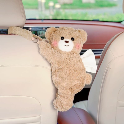 Tissue Box, Hanging Bag, Car — Car tissue box/set - annie-bear-tissue-box