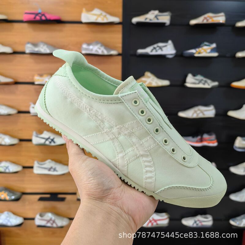 莆田 タンバウザー MEXICO66 SLIP-ON マカロンカラー 防水キャンディーキャンバスシューズ カジュアル スリッポン|undefined