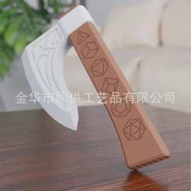 跨境 奇幻战斧骰子收纳架 桌面 RPG 游戏骰子整理架157