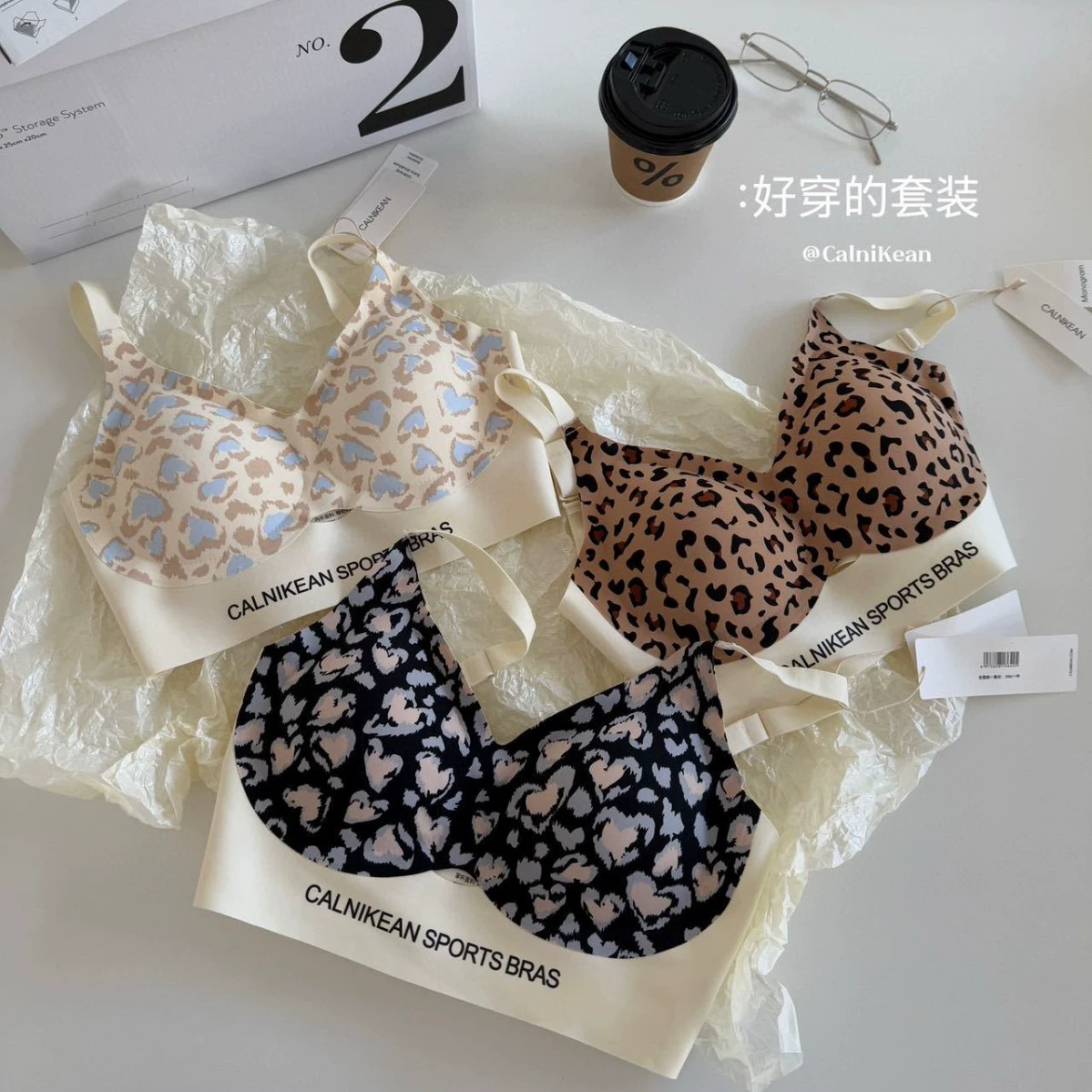 Calnikean 0098# молочная кожа, леопардовый принт, мягкий лифчик с подъемом и поддержкой, бесшовный, для небольшой груди, соблазняющее нижнее белье для женщин