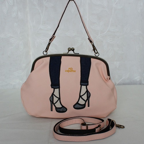 Cross-border direct supply miszapatos Japanese Rakuten single-shoulder handbag fashionable PU printed embroidery bag 7056