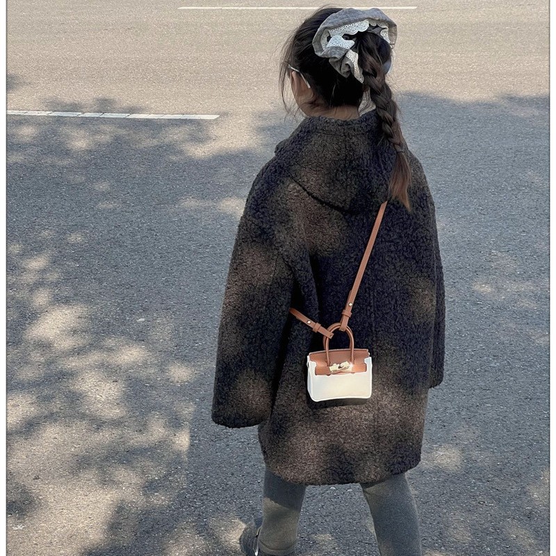 2026 nuevo comercio exterior bolsas para niños estilo coreano color contraste bolsas de hombro para niños y niñas bolsas de hombro mini compactas para bebés