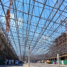 Q355B钢网架桁架螺栓球焊接球大跨度空间结构加工制作生产厂家