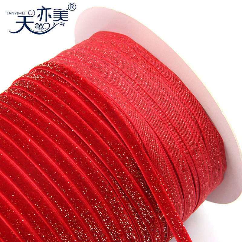 Todo tipo de cinta de terciopelo de oro rojo de los Niños Accesorios de pelo festivo arco de color cebolla terciopelo cinta accesorios de ropa