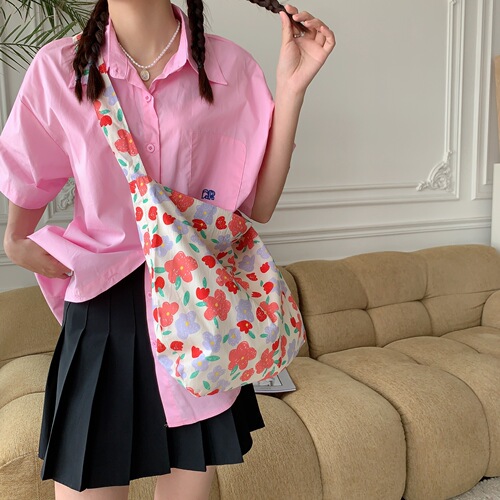 13165 Fashionable Small Leopard Print Crossbody Bag Large Capacity Shoulder Shopping Bag Fashion Canvas Bag Women’s Trendy Wholesale