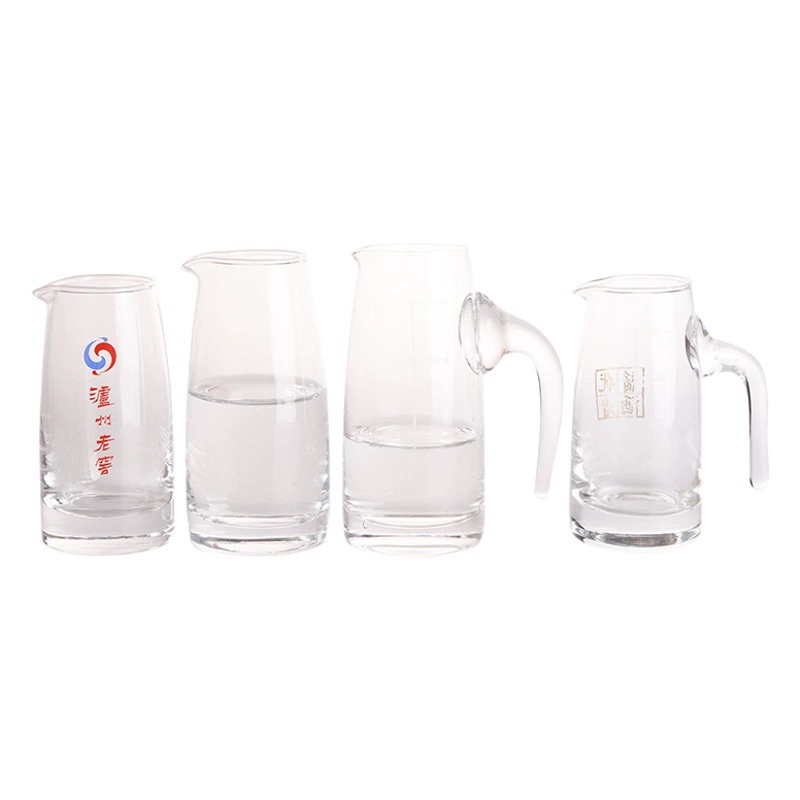 Стеклянный диспенсер для вина с ручкой, диспенсер для вина, бутылка вина, небольшой кувшин для иностранного вина, чайник для холодной воды, оптовая продажа креативной чашки для напитков