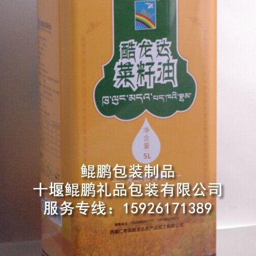 1L食用油罐5L芝麻香油菜籽油油罐马口铁食品级油罐2L橄榄油茶油罐