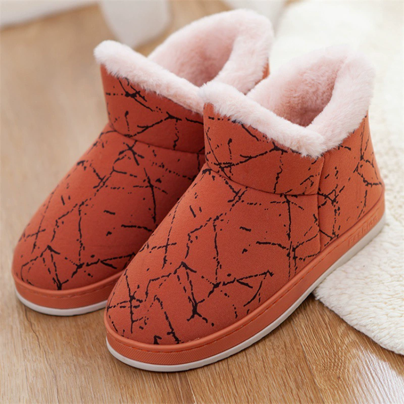 Warm non-slip slippers, for beloved, plus size