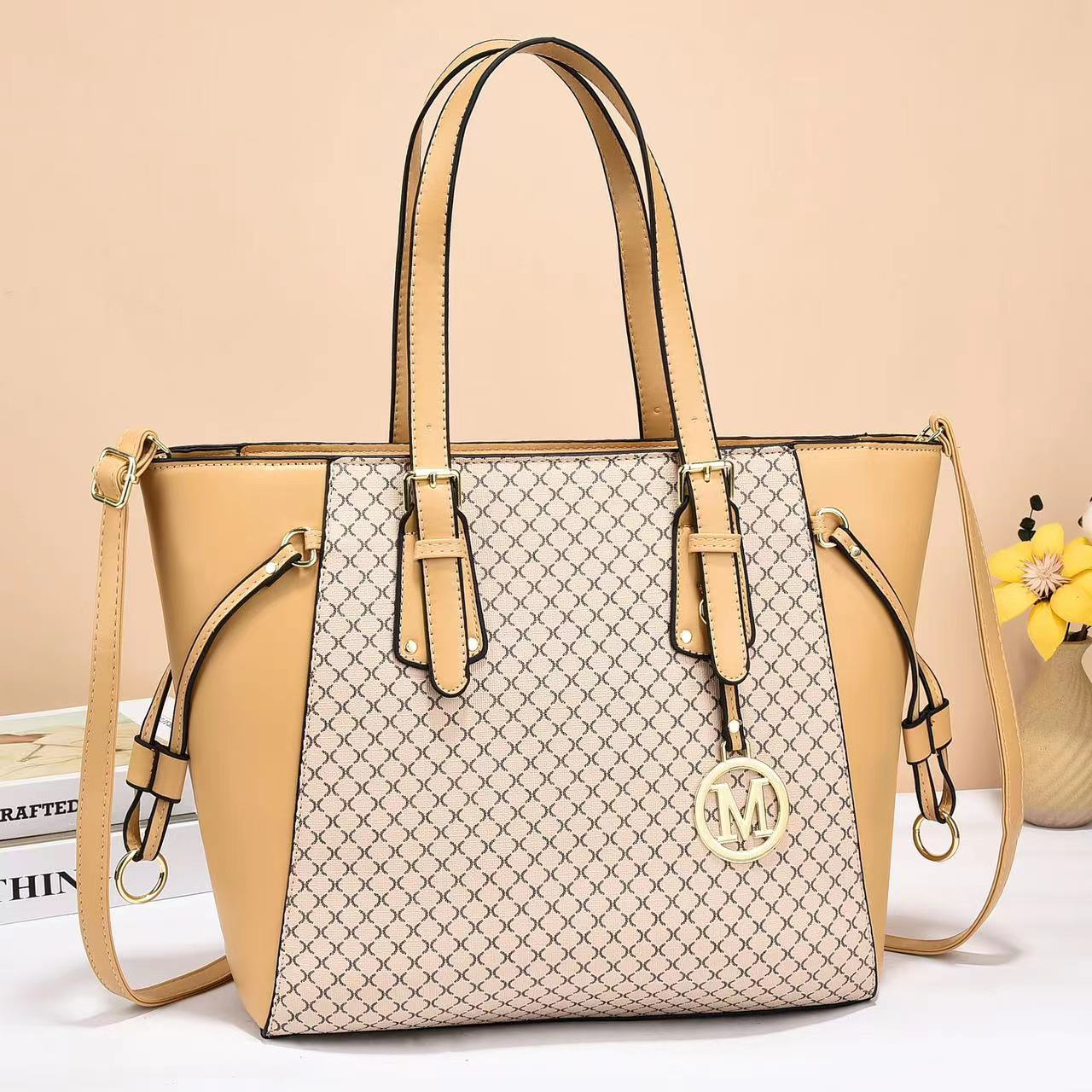 女士手提包包2023新款时尚韩版潮简约大气印花大容量单肩斜挎女包