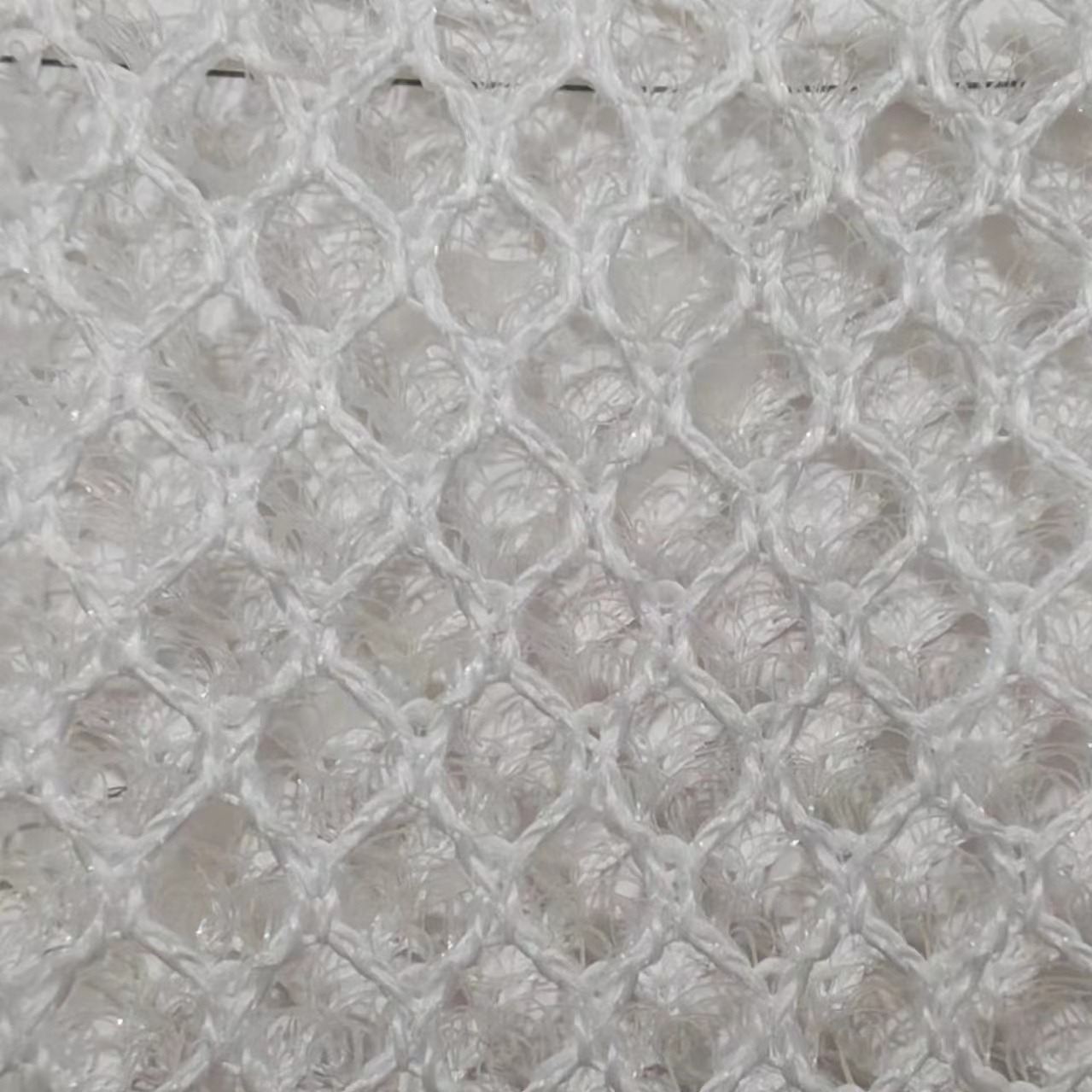 【大额批发】7mm厚白大孔网眼布 透气宝宝床包围床垫料枕芯3D网布