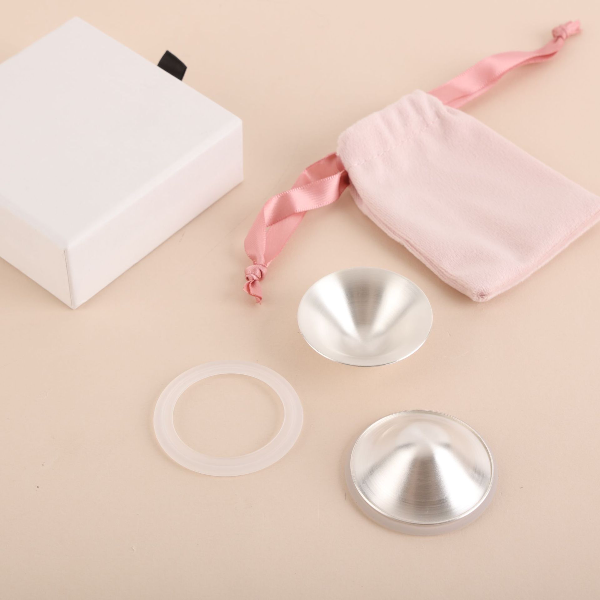 三层银银杯哺乳杯银离子乳盾哺乳期乳头皲裂保护罩防摩擦银乳盾