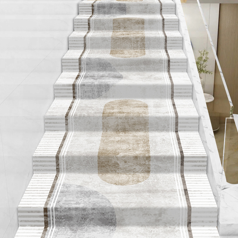 5ZV7 bulk wholesale self-adhesive stair mat PVC leather carpet waterproof step sticker stair tread pad can