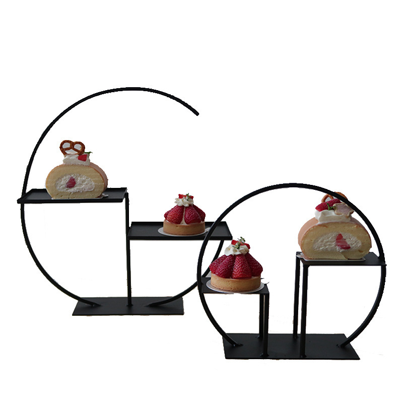 Transfronterizos Amazon temu postre estante de exhibición bandeja de pastel estante de pastel diseño de cumpleaños