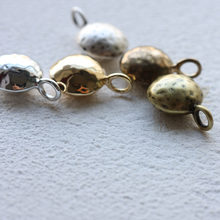 DIY��Ʒ��ͭ���16*11mm�ƺ����ƺ�� Բ�� ��׹ �Ҽ�(4719C)