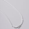 Universal elegant cute crystal necklace, silver 925 sample, simple and elegant design