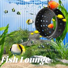Fish home鱼类洞穴休息室鱼窝吸盘藏身鱼缸塑料装饰品跨境热销爆