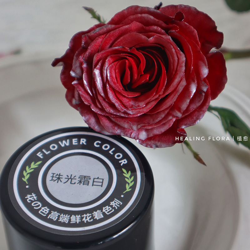 450ml agente de color de aerosol de flores al por mayor pintura en aerosol de secado rápido agente de teñido de rosas de color aerosol de color perlado floristería