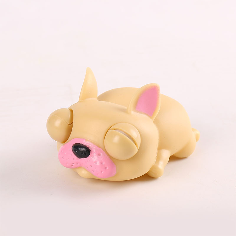 Transfronterizo caliente-venta llamativo gusano vegetal pellizco música descompresión juguete squeeze ojo-soplado creativo ventilación descompresión artefacto fábrica al por mayor