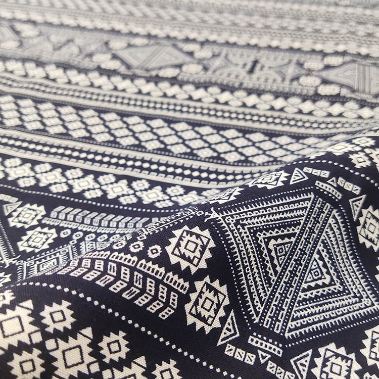 Impresión digital común 100% rayon estilo de playa hawaiano tela impresa de rayon