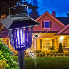 Solar Mosquito Killer Lamp Outdoor Square Portable Mosquito Lamp Wall Mount Lighting Lamp Insect Killer Square Floor Bug Lamp