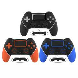 带宏编程PS4无线蓝牙游戏手柄PS4手柄带马达震动体感六轴连发功能