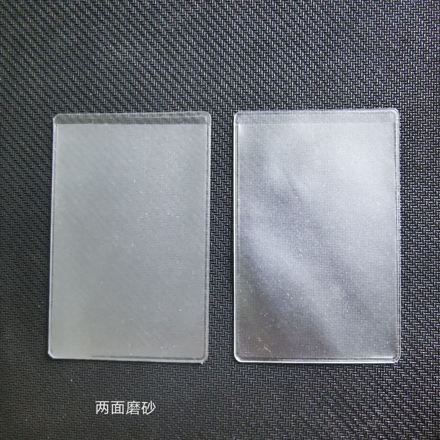 In stock direct supply pvc bank card cover anti-scratch anti-wear waterproof ID card cover printed logo