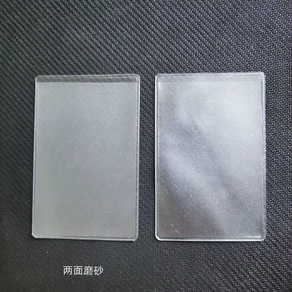 In stock direct supply pvc bank card cover anti-scratch anti-wear waterproof ID card cover printed logo