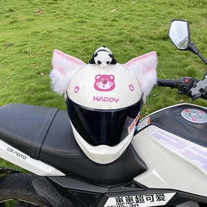 Handmade Beast Ear Fox Ear Motorcycle Helmet Accessories