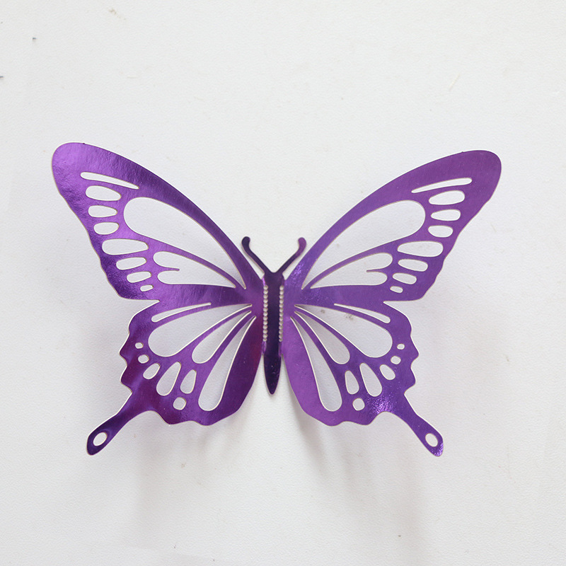 ❅Décoration murale papillon en métal creux 3D pour fête, maison ou salon_voghion.com