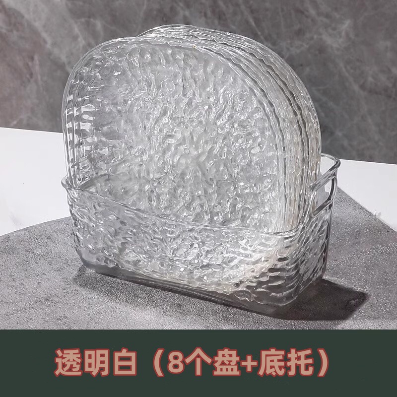 プラスチック家庭用骨吐き皿、テーブルゴミ骨透明皿、小皿、フルーツスナック、ドライフルーツスナック皿|undefined