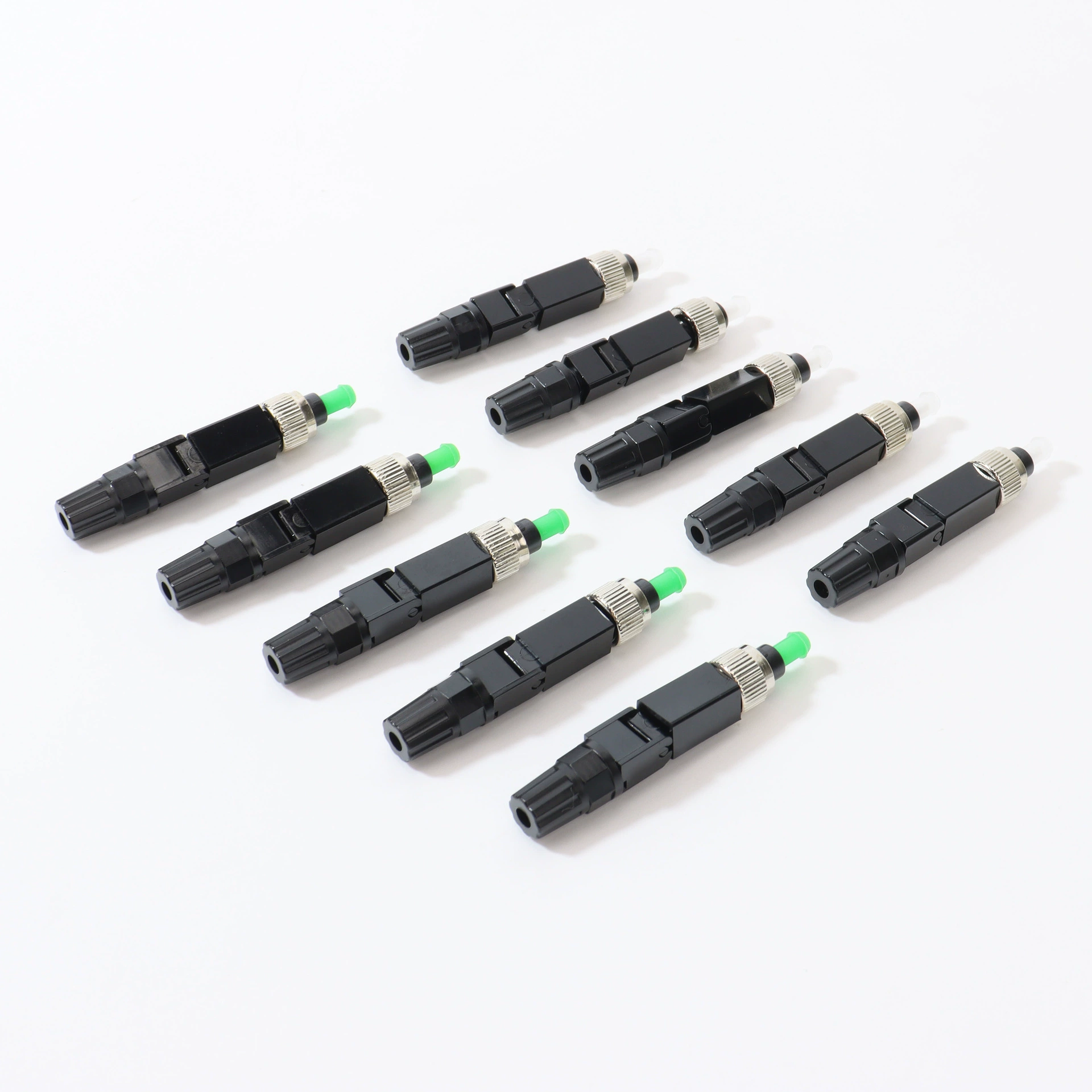 FC cold connector, embedded fiber optic fast connector, leather cable connection, telecommunications-grade fast connection