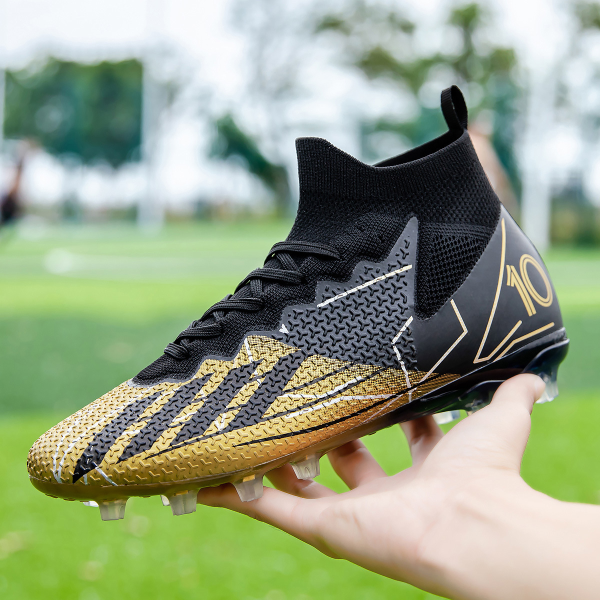 New High Top with Long Nails and Broken Nails, School Profsional Training Sho, Fashion Gradual Assassin Football_voghion.com