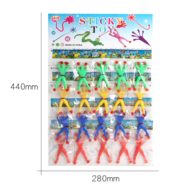 Juguetes de descompresión adhesivos transfronterizos, escalada en pared creativa e interesante, juguetes para niños con martillo meteoro pegajoso para niños medianos y grandes al por mayor