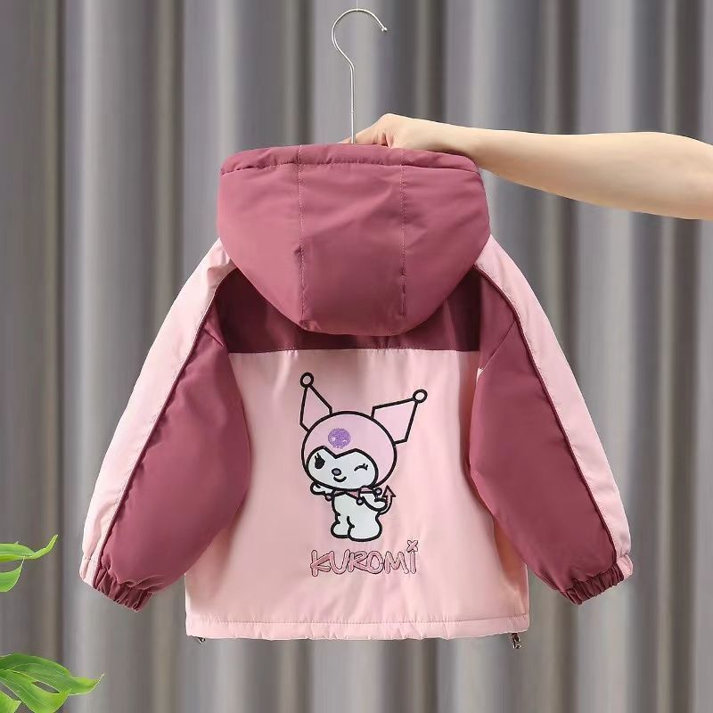 Niñas 2025 nuevo abrigo de otoño y invierno estilo extranjero más abrigo de invierno para niños de algodón engrosado ropa de algodón fresca