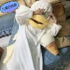 Children's white thickened