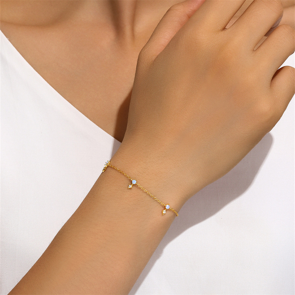 Bracelets Classification 925 sterling silver Chain Material 925 Sterling Silver Geometric 925 Sterling Silver Cable Chain Bracelets