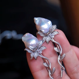 天然珍珠耳饰;天然珍珠项饰;饰品配件