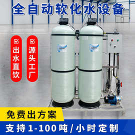 工业用纯水软化水设备除垢去钠镁离子全自动锅炉水软化水处理设备