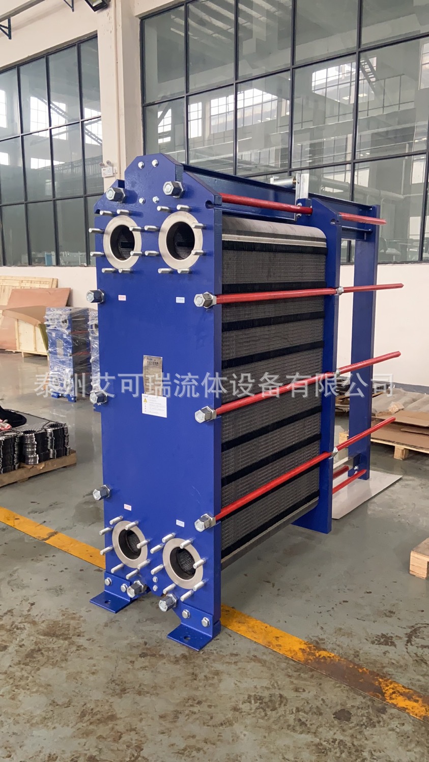 艾可瑞 酒店水-水板式换热器 生活热水加热板式热交换器 304板交