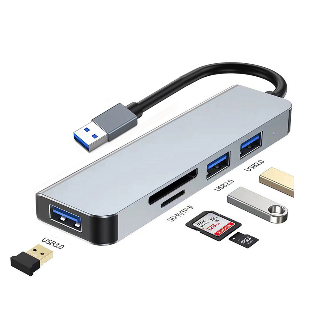 Transfronterizo al por mayor de 4 puertos mini USB 2.0HUB Hub plana de uno a cuatro USB divisor de extensión