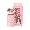 One carry of mini wet wipes (8 packs of brown bears
