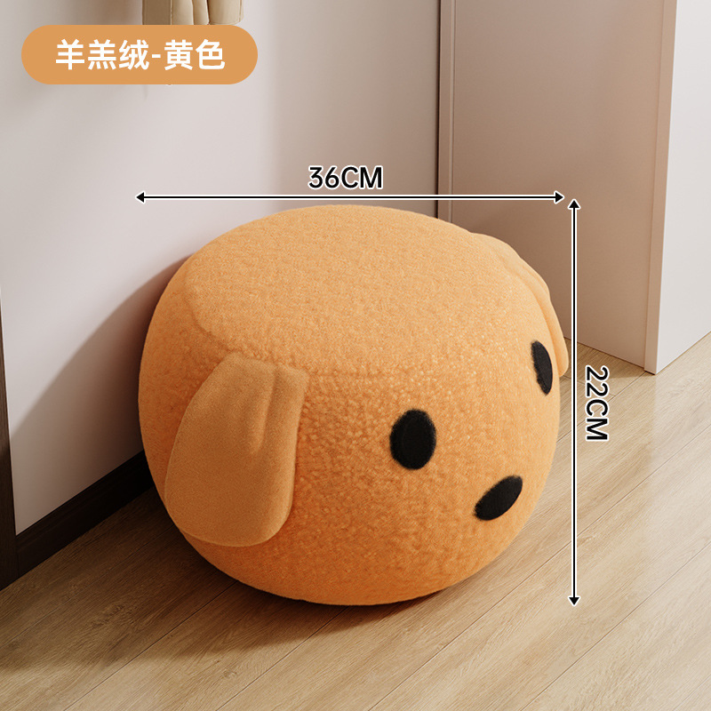 Taburete pequeño para cambiadores de zapatos domésticos Taburete pequeño para el portal Sofá fuerte Baja baja para la sala de estar Taburete pequeño