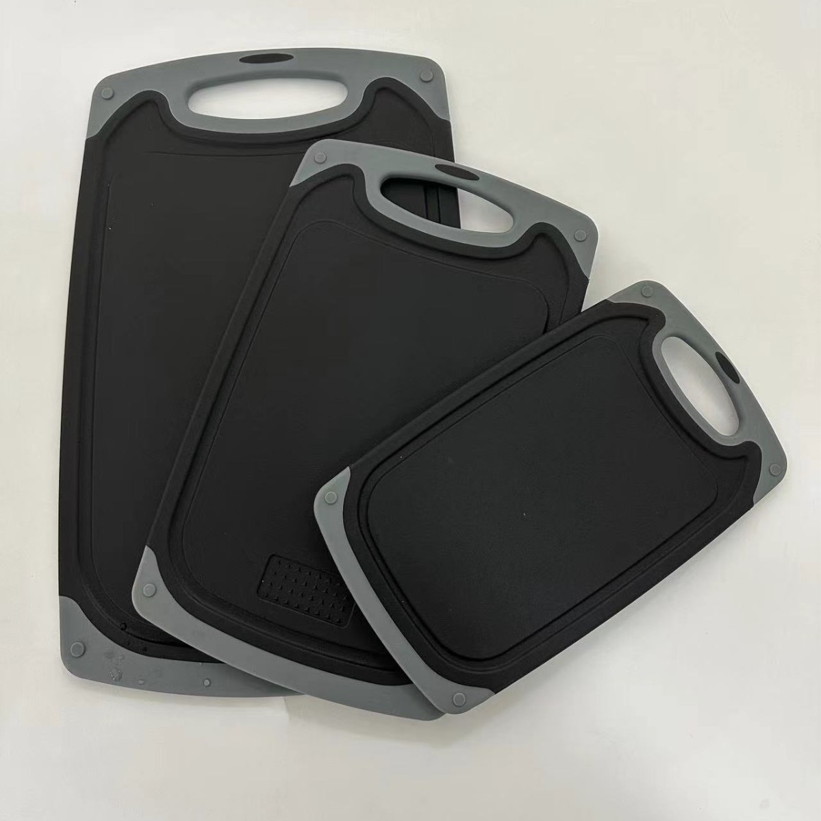 Juego de tablas de cortar de fábrica transfronterizas Tablero de cortar antimoho y antideslizante de grado alimenticio Tablero de cortar Tablero de cortar Tablero de cortar de mármol Plástico