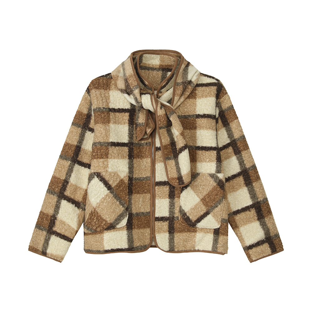 MTLCLOTHES Hombres| Xiaoxiang estilo estricto color de contraste de algodón caliente de algodón de cuadrillas de cuello vertical abrigo de lana de aire exterior