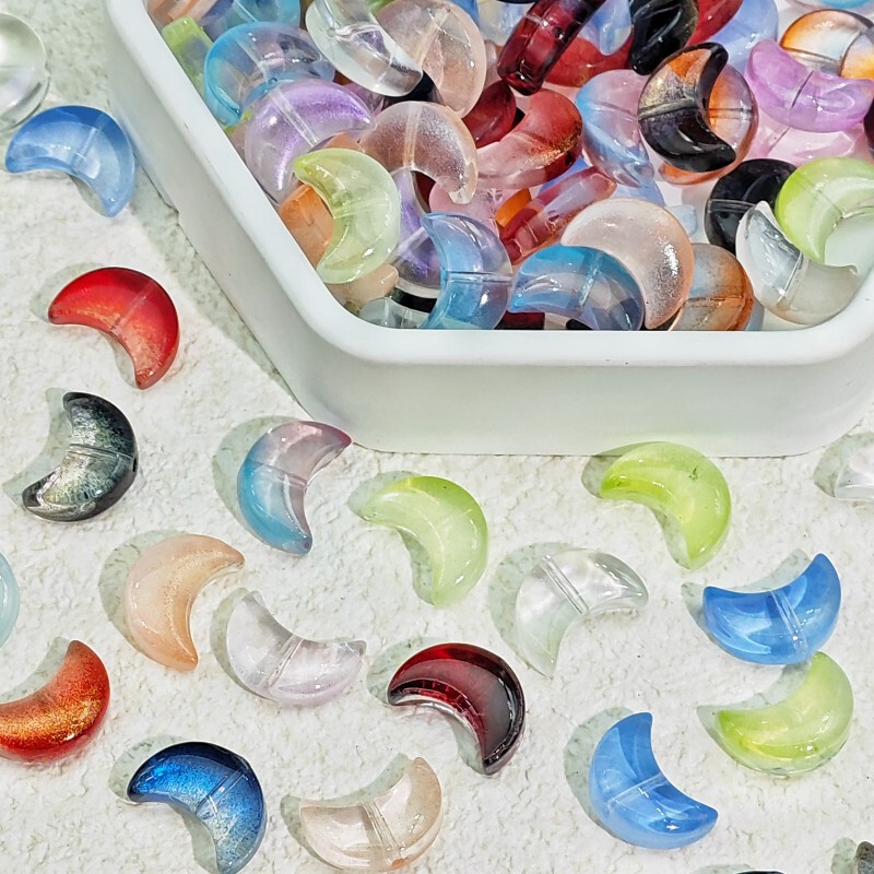 Explosions Super Glaze Moon DIY Handmade Small Jewelry Beaded Bracelet Beaded Necklace DIY Children's National Style