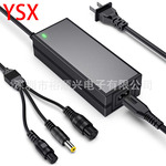3头42V2A电动滑板车电源36V42V2A平衡车电源42V85W跨境电源充电器