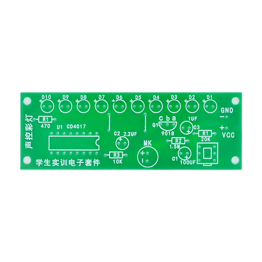 LED-лампа с управлением голосом, комплект, bulk, DIY электронное производство, обучение сборке, maker, увлекательная сварка