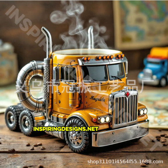 Copa de camión - Amarillo