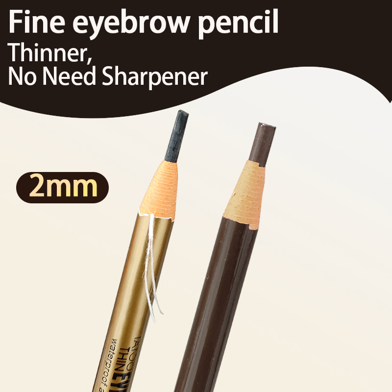 húzózsinóros, dupla fejű szemöldökceruza, vízálló, nem maszatolódik, eredeti fa keménymagos szemöldökceruza nagykereskedelemben, sminkes speciális smink_voghion.com